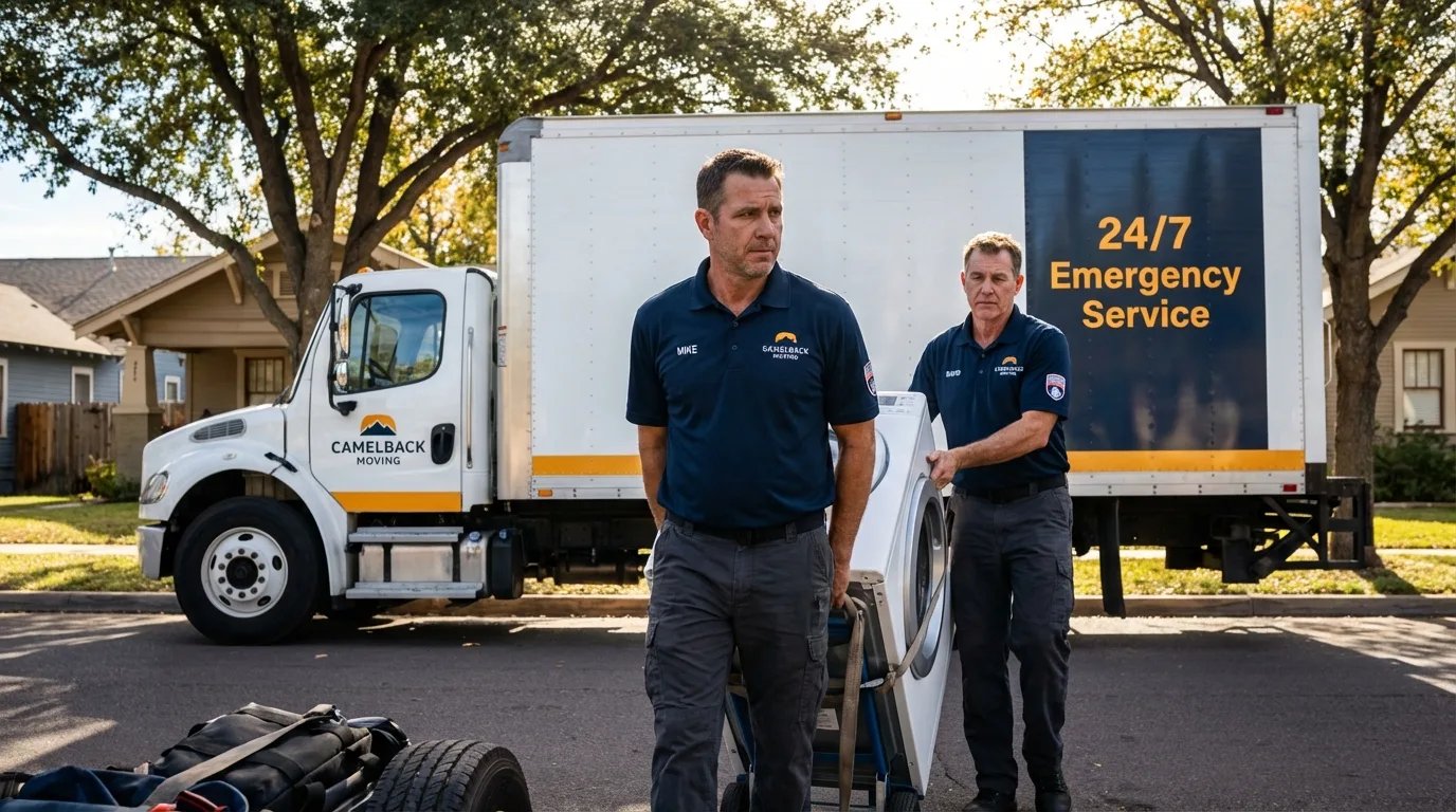 CamelBack Moving crew loading furniture in Lakewood, NJ