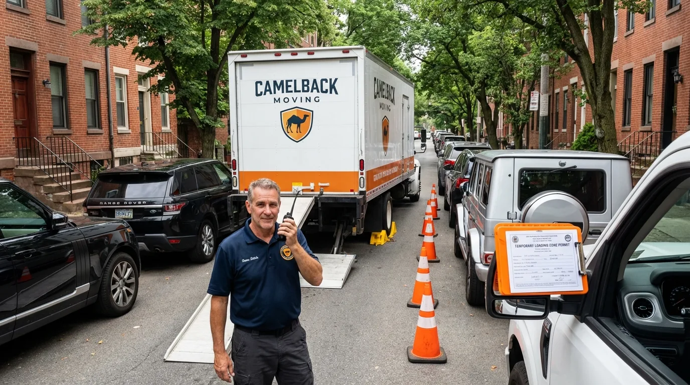 City street loading permit setup in Lakewood, NJ